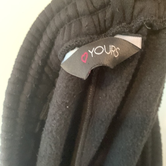 3/$15 - ASOS love yours black  sweatpants size 22 - Picture 2 of 4